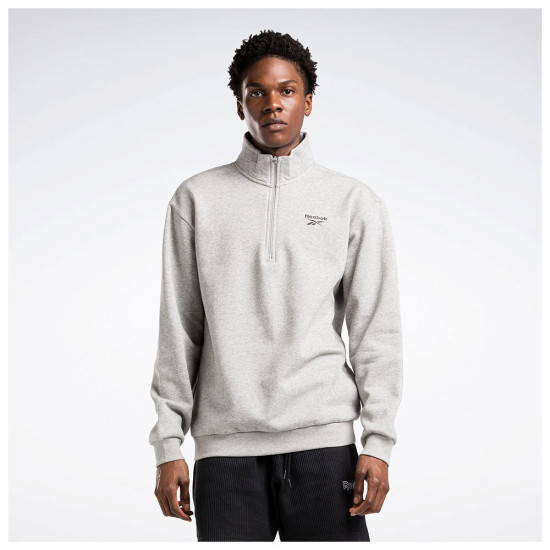 Reebok Ανδρικό φούτερ Identity Left Chest Quarter-Zip Sweatshirt